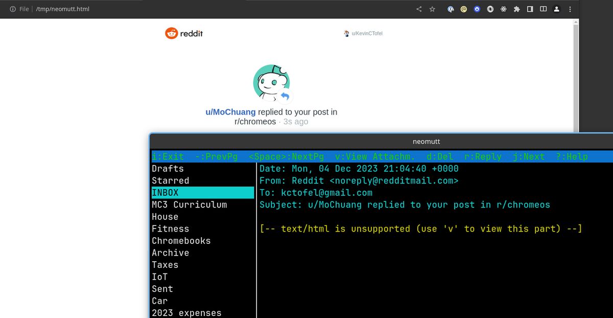 HTML email