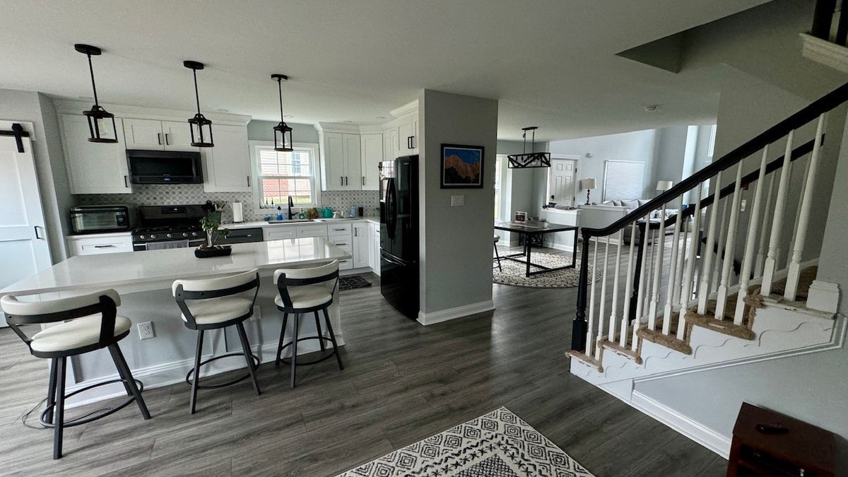 The first floor of our home.