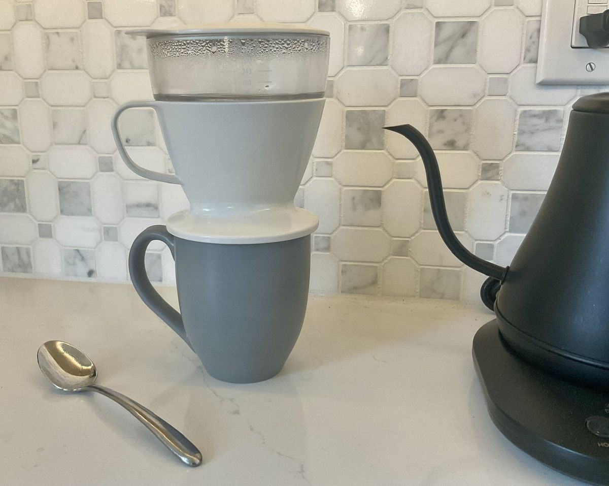 Making coffee